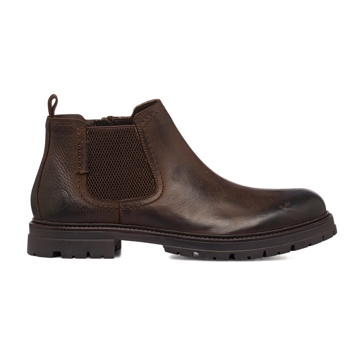 Stivaletto marrone da uomo in pelle La Cuoieria