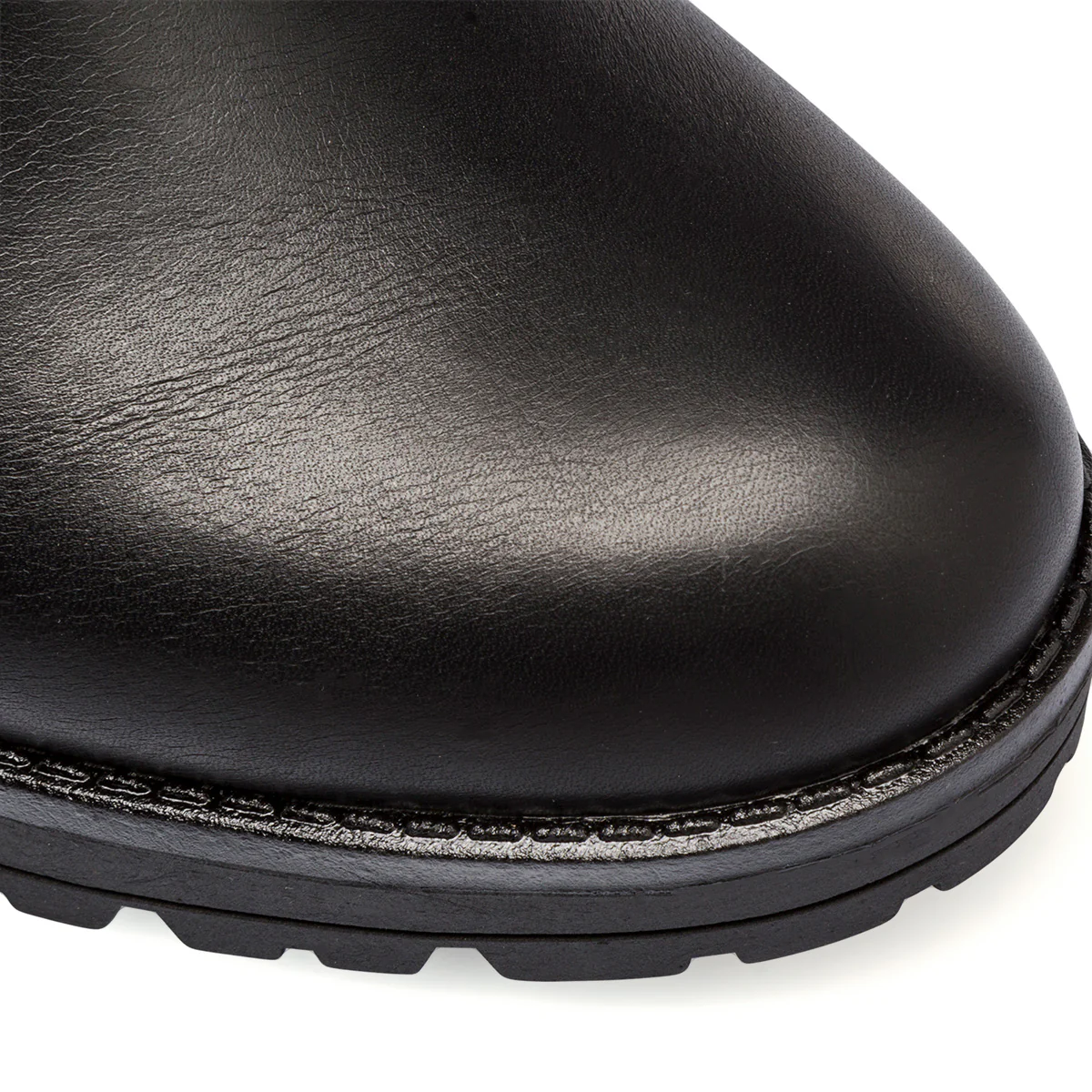 Stivali alti neri da donna con tacco 10 cm e suola carrarmato Swish Jeans - Image 9