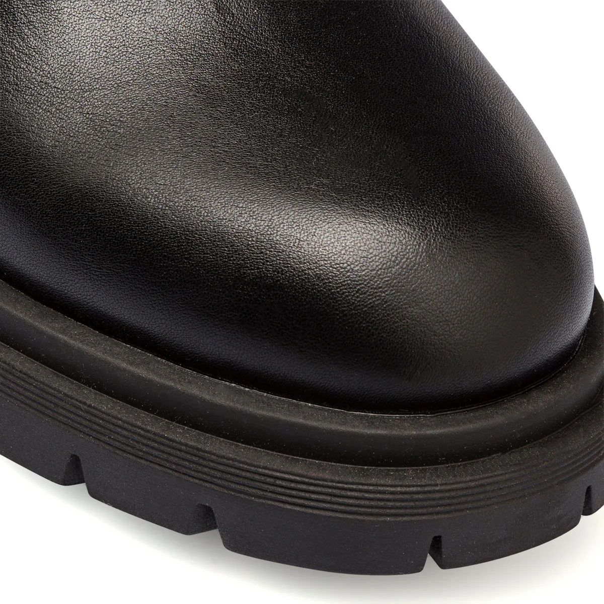 Stivali alti neri da donna con tacco 8 cm e suola carrarmato Swish Jeans - Image 9
