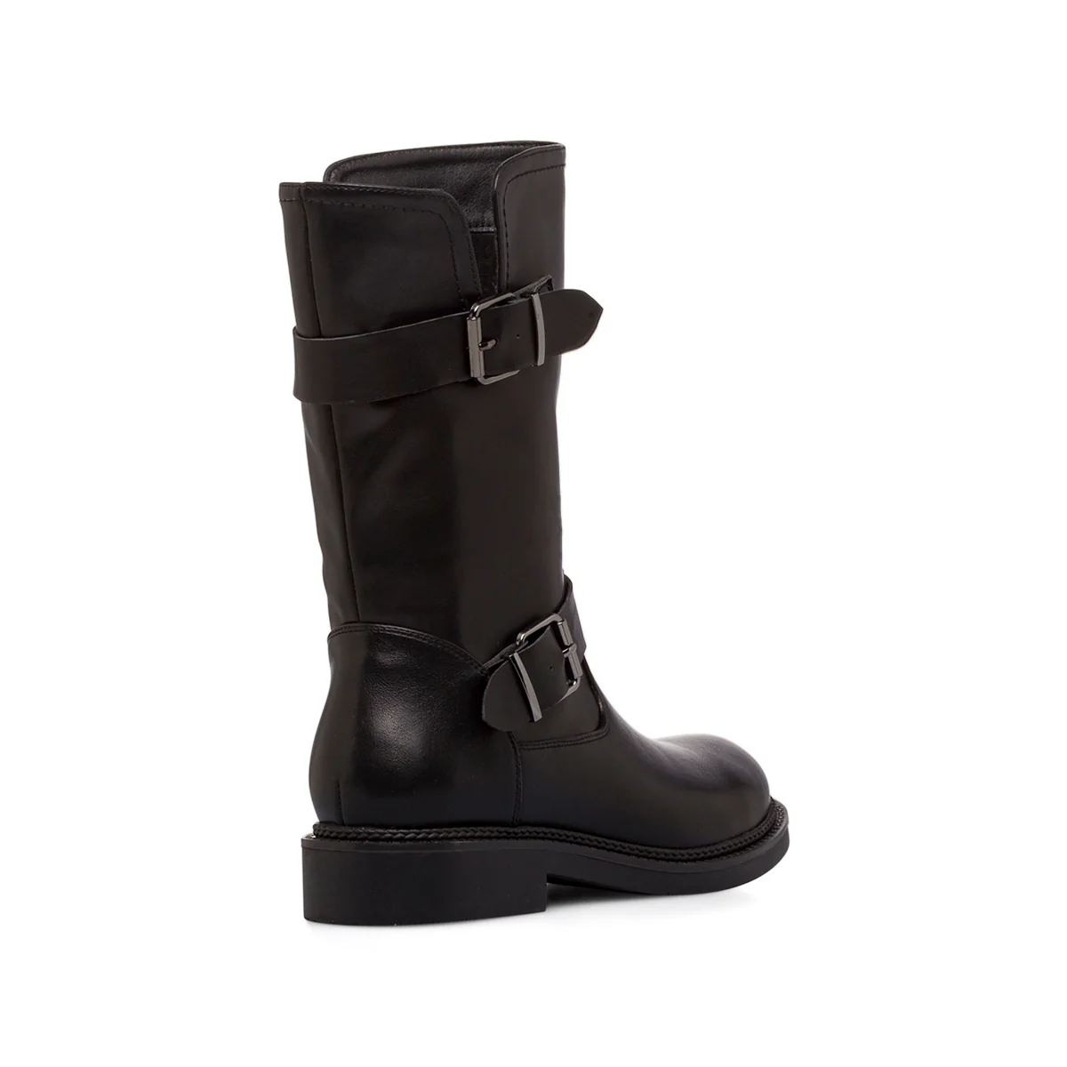 Stivali Biker neri da Donna con fibbie Lora Ferres - Image 6
