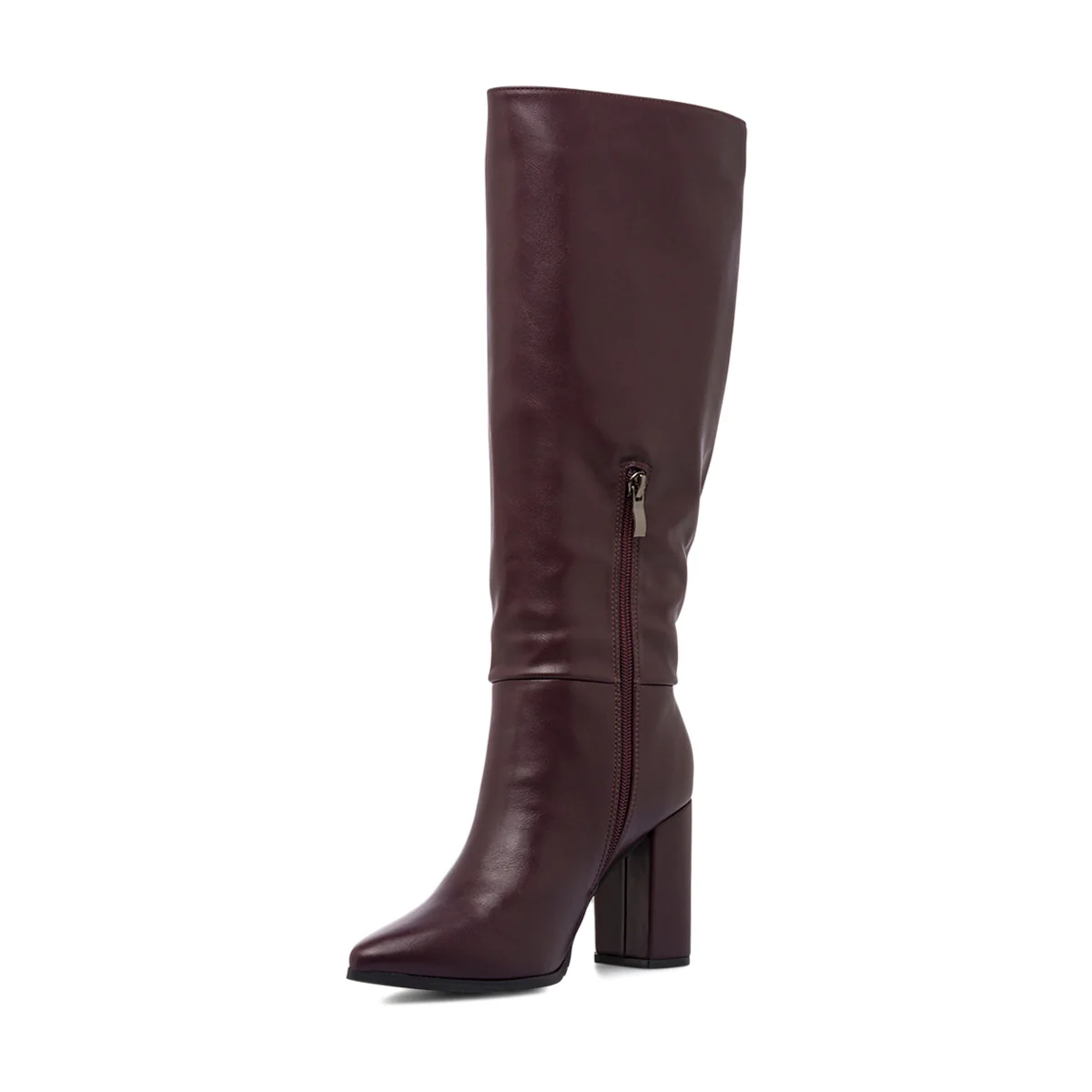 Stivali bordeaux da Donna con tacco alto 8 cm Lora Ferres - Image 9