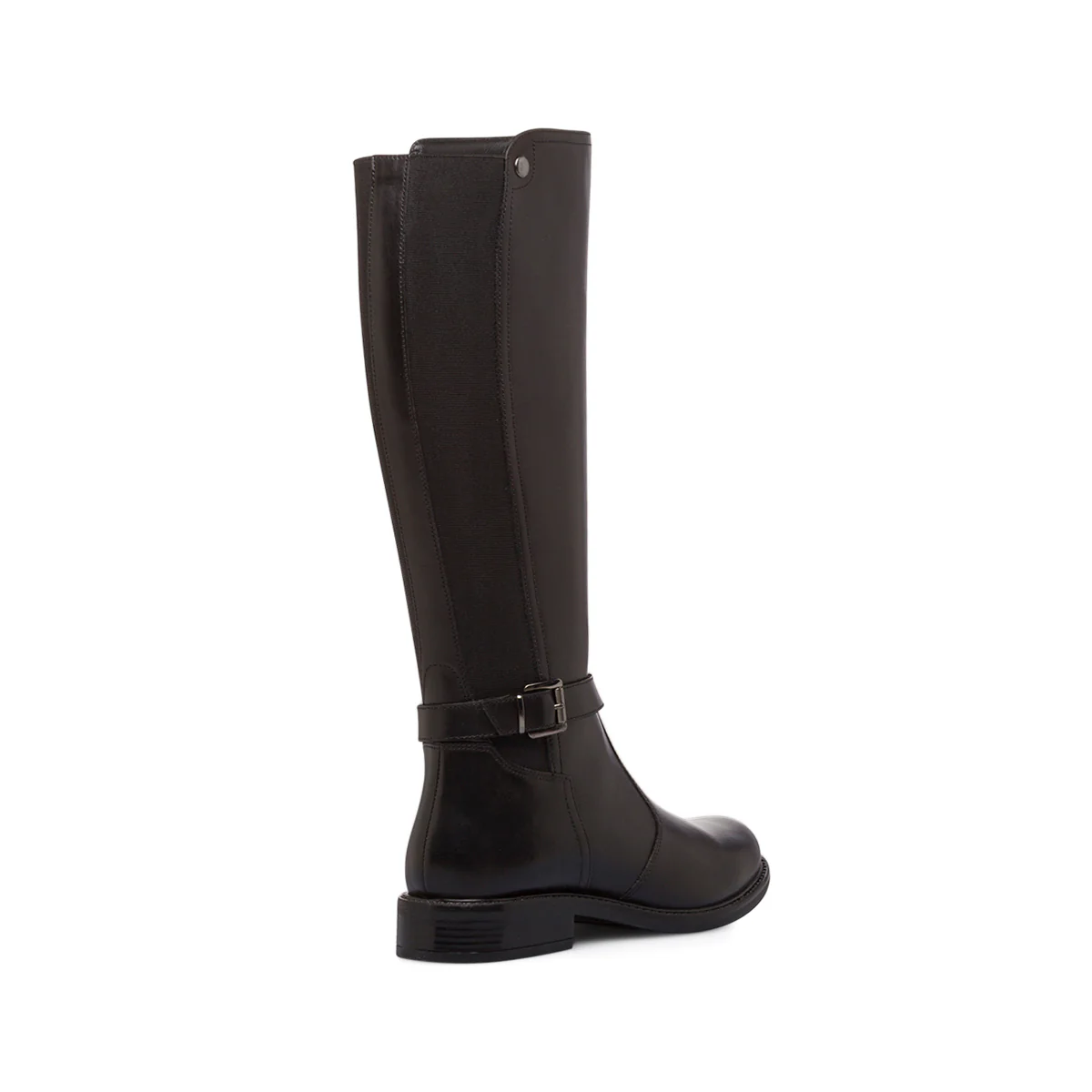 Stivali da Donna neri in Pelle con fascia elastica e fibbia Primopiano - Image 3