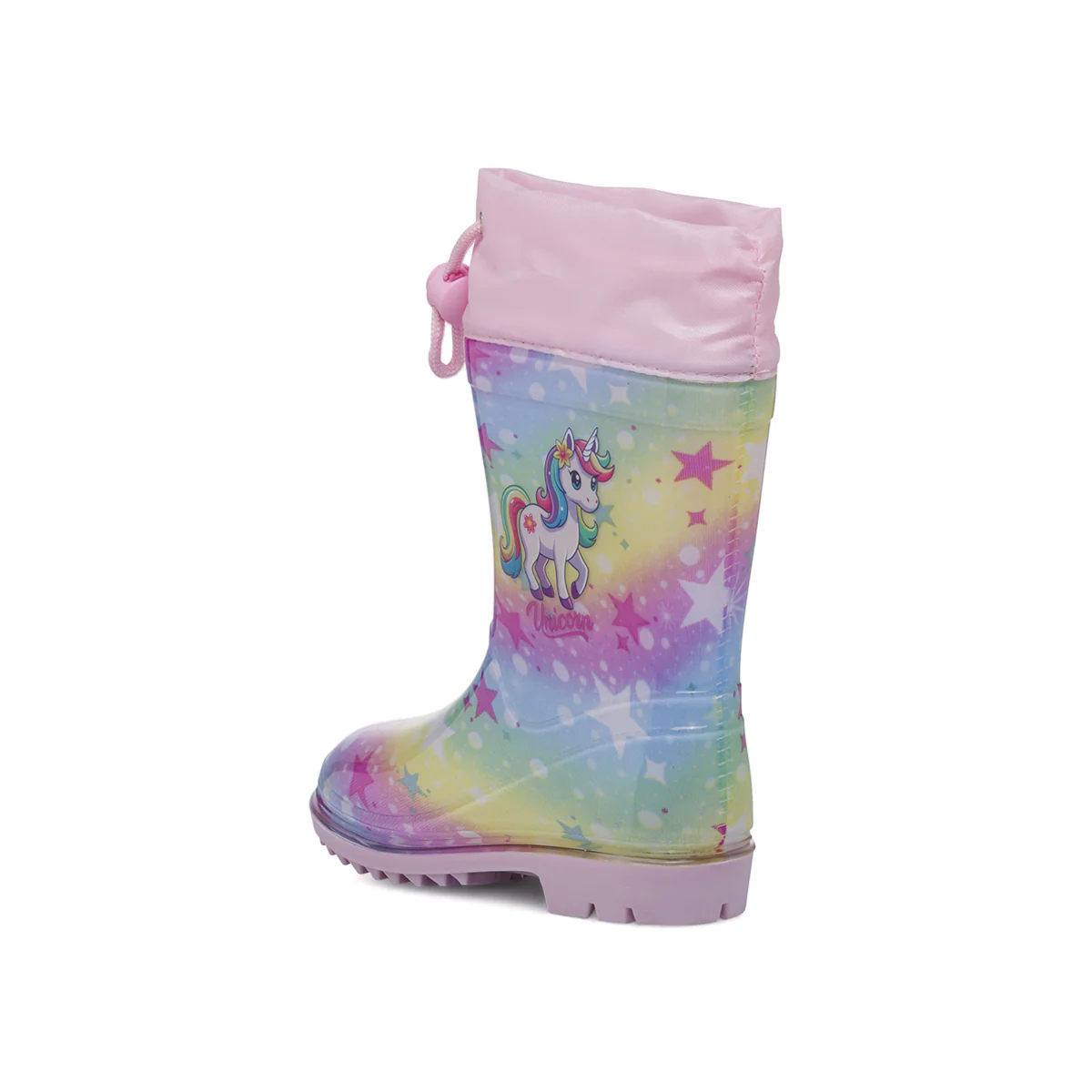 Stivali da pioggia arcobaleno da Bambina con stampa Unicorno - Image 3
