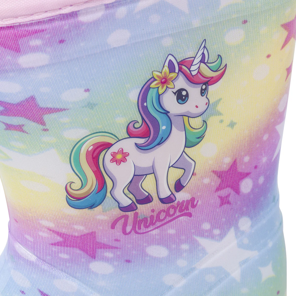 Stivali da pioggia arcobaleno da Bambina con stampa Unicorno - Image 4