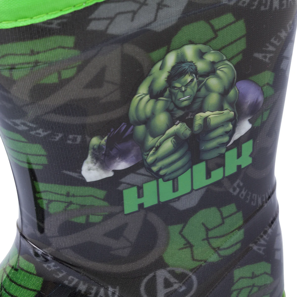 Stivali da pioggia neri da Bambino con stampa Hulk Avengers - Image 4