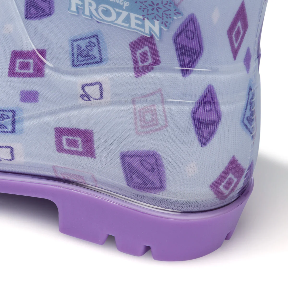 Stivali di gomma azzurri e lilla da bambina con logo Frozen - Image 7