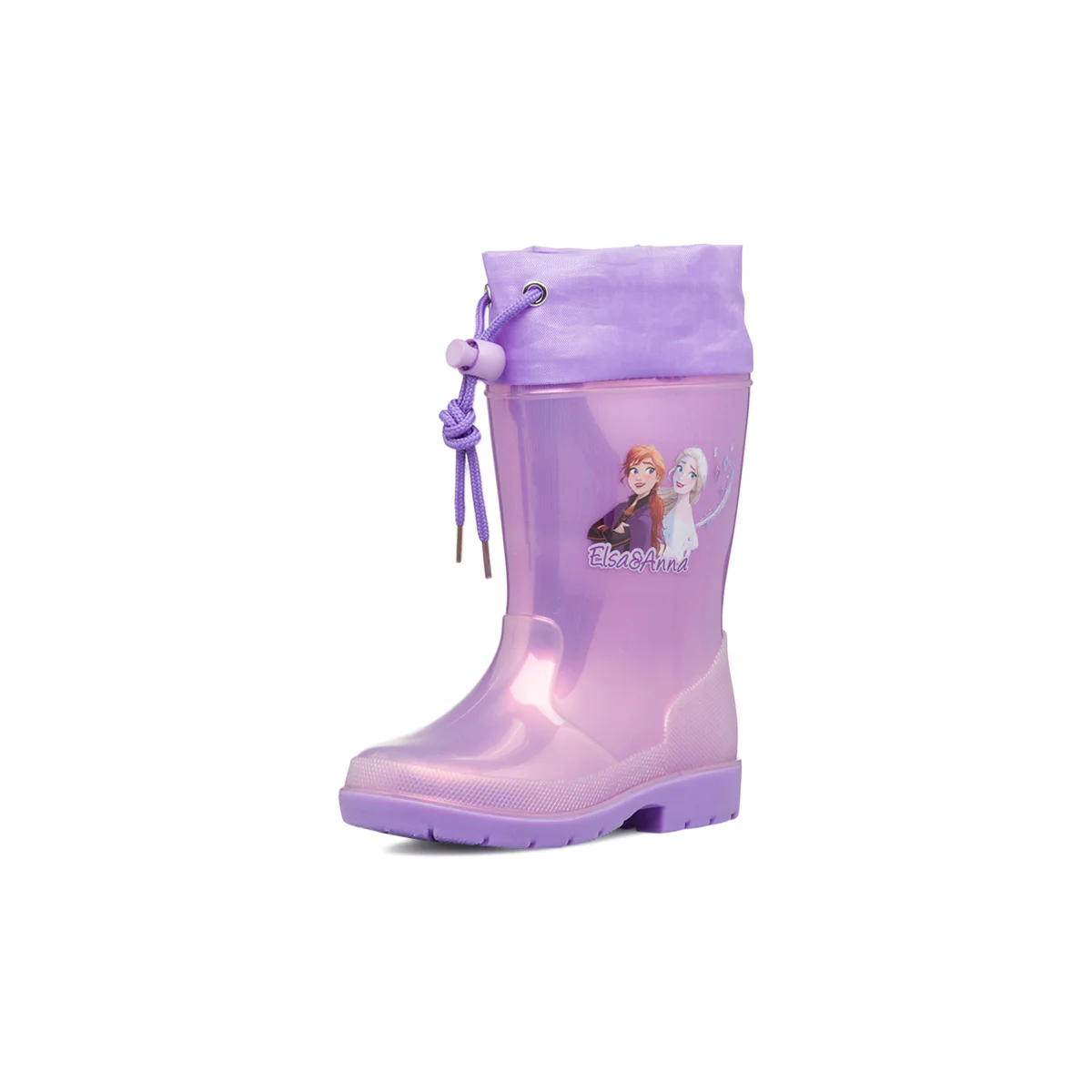 Stivali di gomma lilla da bambina con Elsa e Anna di Frozen - Image 2