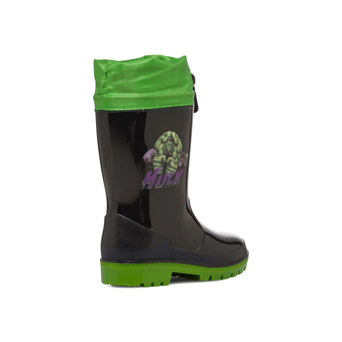 Stivali di gomma neri da bambino con logo Hulk - Image 3