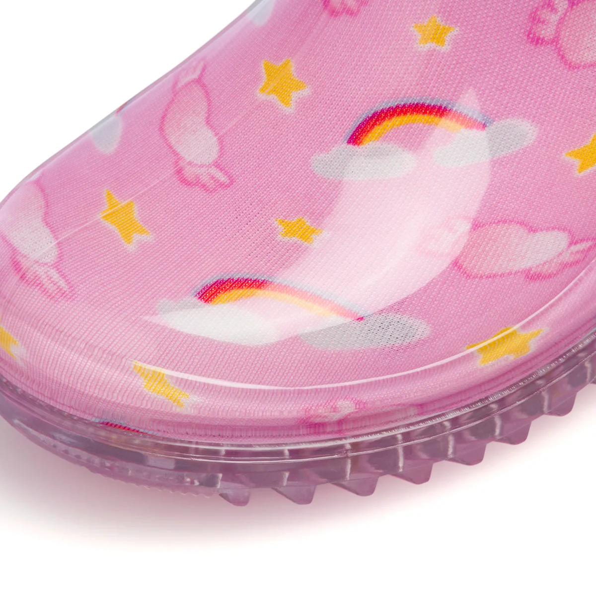 Stivali di gomma rosa da bambina con logo Cry Babies - Image 5