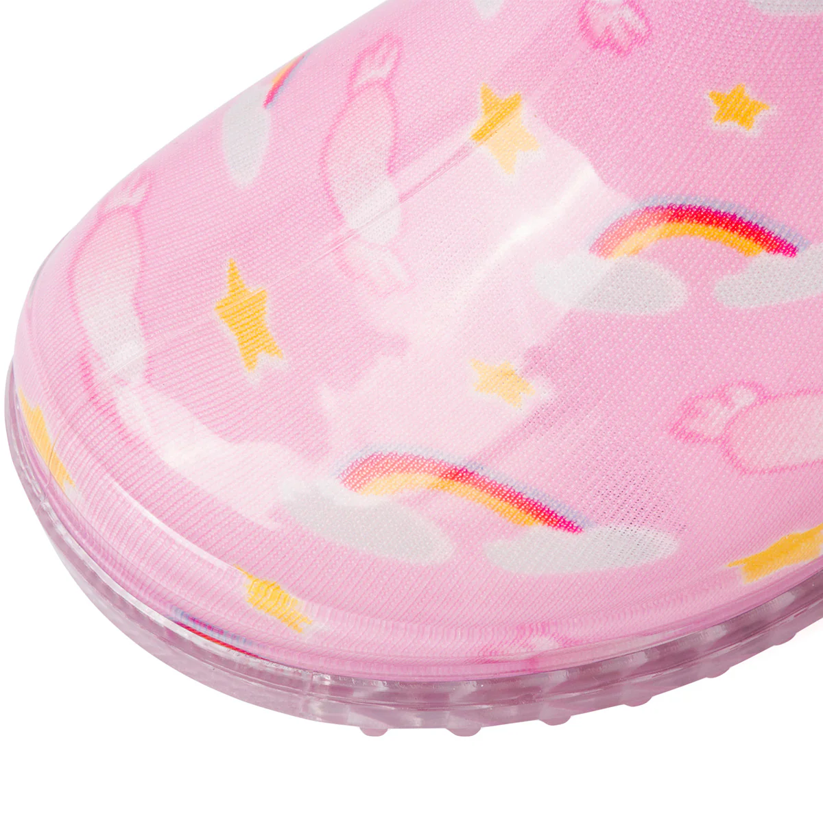 Stivali di gomma rosa da bambina con logo Cry Babies - Image 5