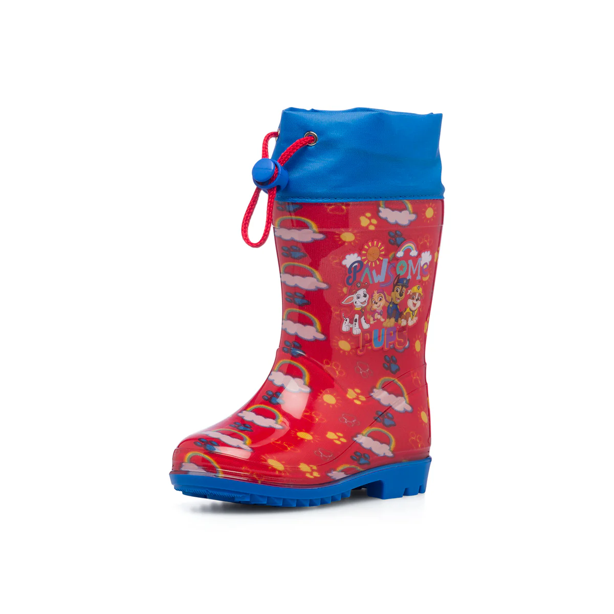 Stivali di gomma rossi da bambino con logo Paw Patrol - Image 2
