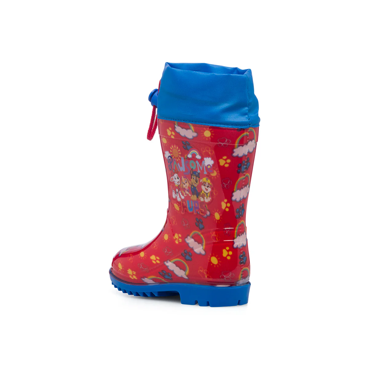 Stivali di gomma rossi da bambino con logo Paw Patrol - Image 3