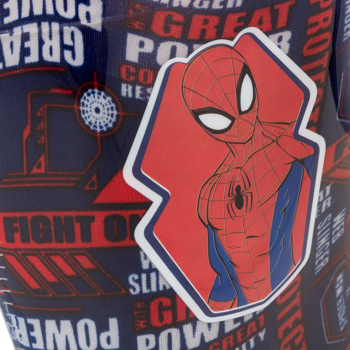 Stivali di gomma rossi e blu da bambino con stampa Spiderman - Image 6