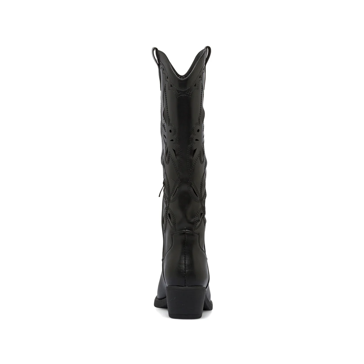 Stivali donna neri stile western con traforature sul gambale Lora Ferres - Image 5