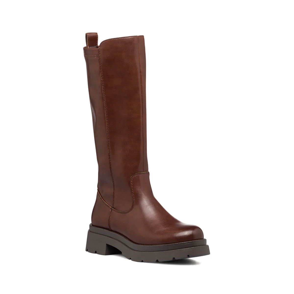 Stivali marroni da donna con zip laterale e suola chunky Lora Ferres - Image 5