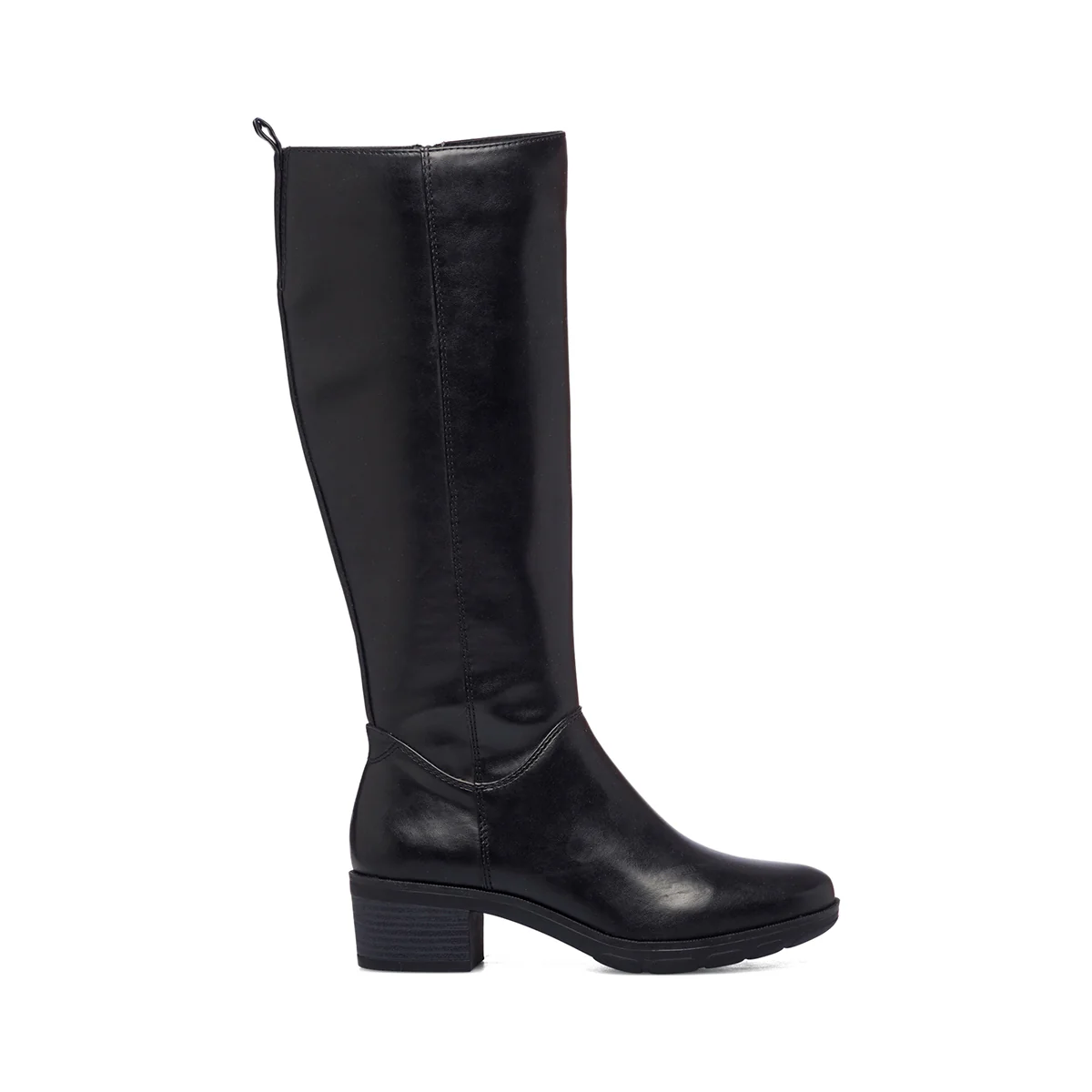 Stivali neri con tacco 3 cm P Soft