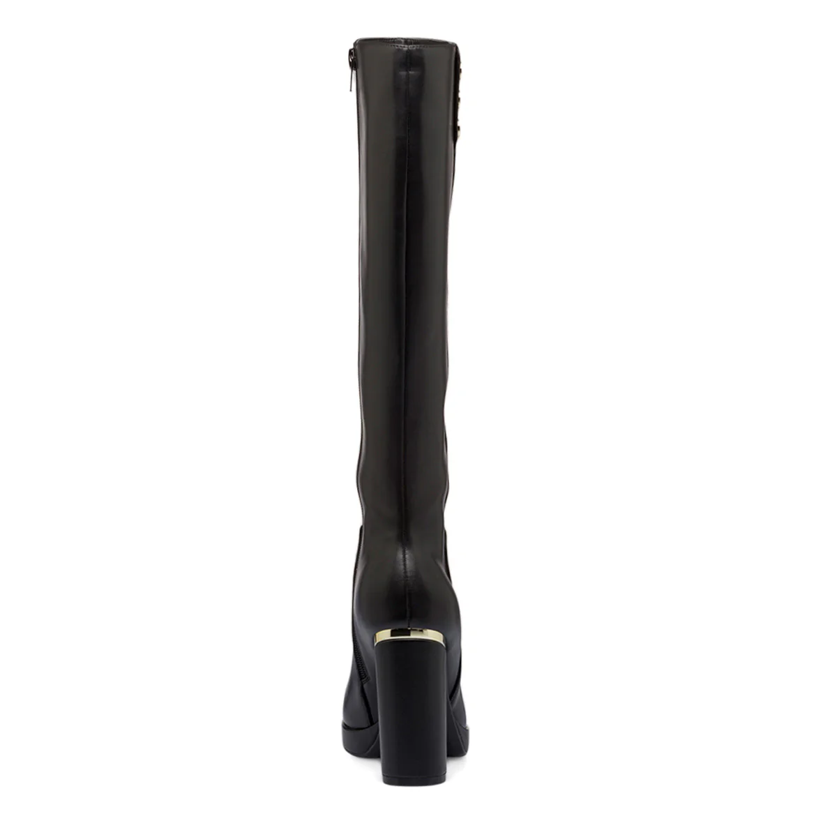 Stivali neri da donna con borchiette e tacco a blocco 11 cm Lora Ferres - Image 4