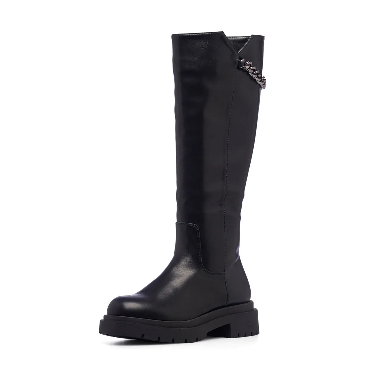 Stivali neri da donna con catena Swish Jeans - Image 10