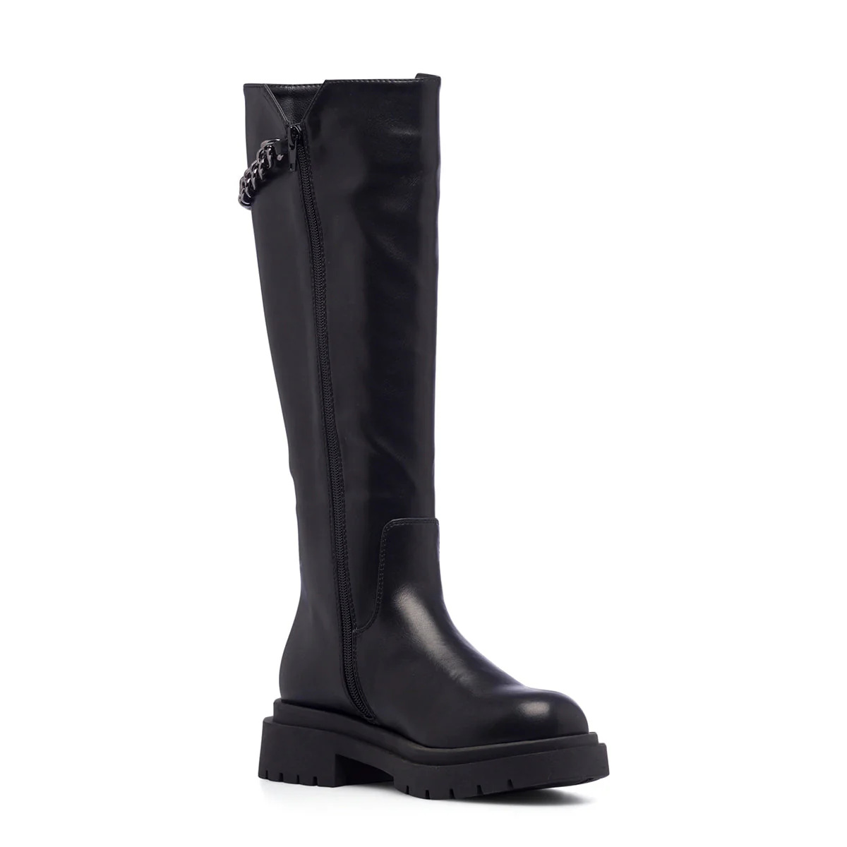 Stivali neri da donna con catena Swish Jeans - Image 5