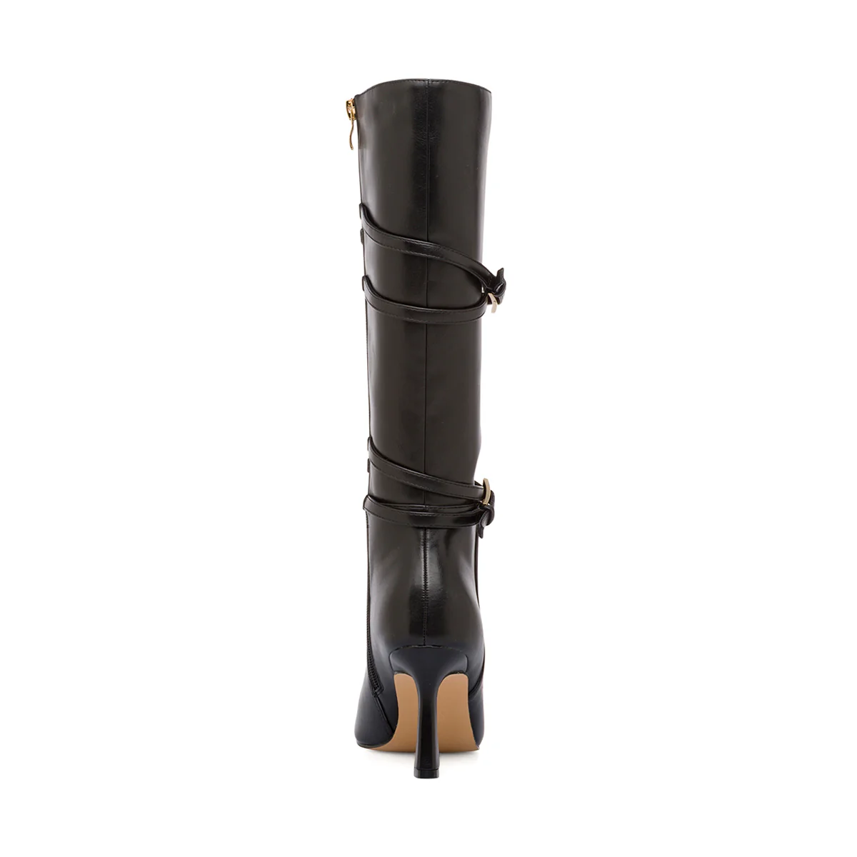 Stivali neri da Donna con cinturini e tacco 7,5 cm Lora Ferres - Image 4