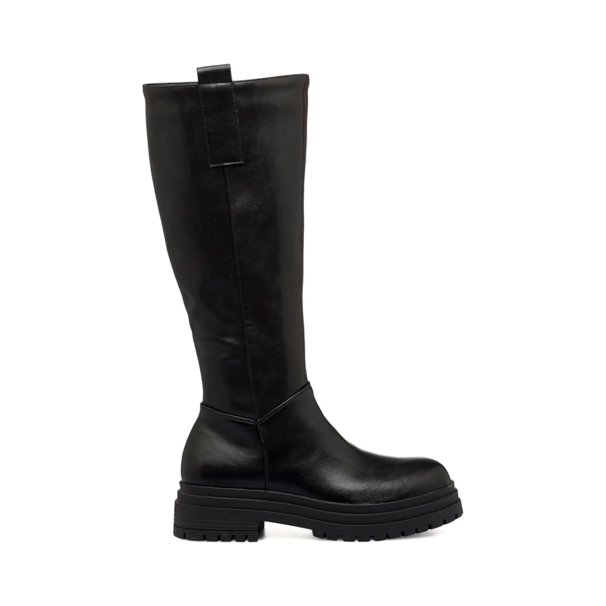 Stivali neri da donna con suola chunky e zip Lora Ferres