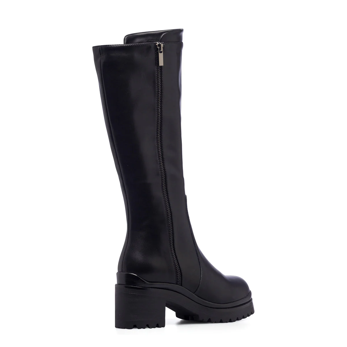 Stivali neri da donna con suola combat e tacco 6 cm Swish Jeans - Image 3
