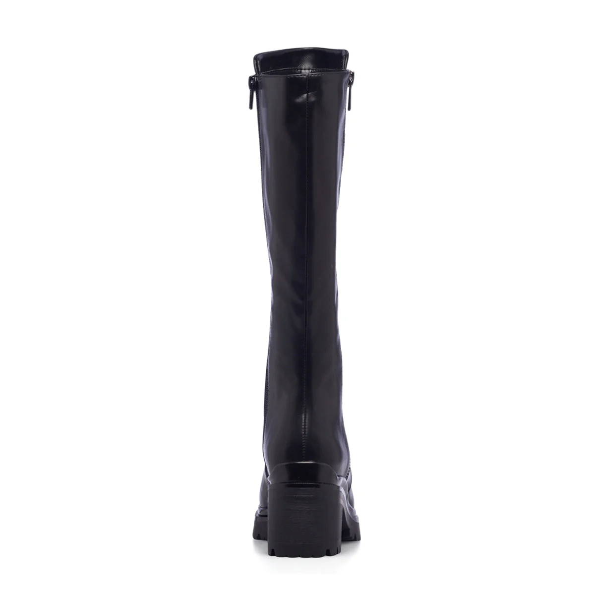 Stivali neri da donna con suola combat e tacco 6 cm Swish Jeans - Image 5