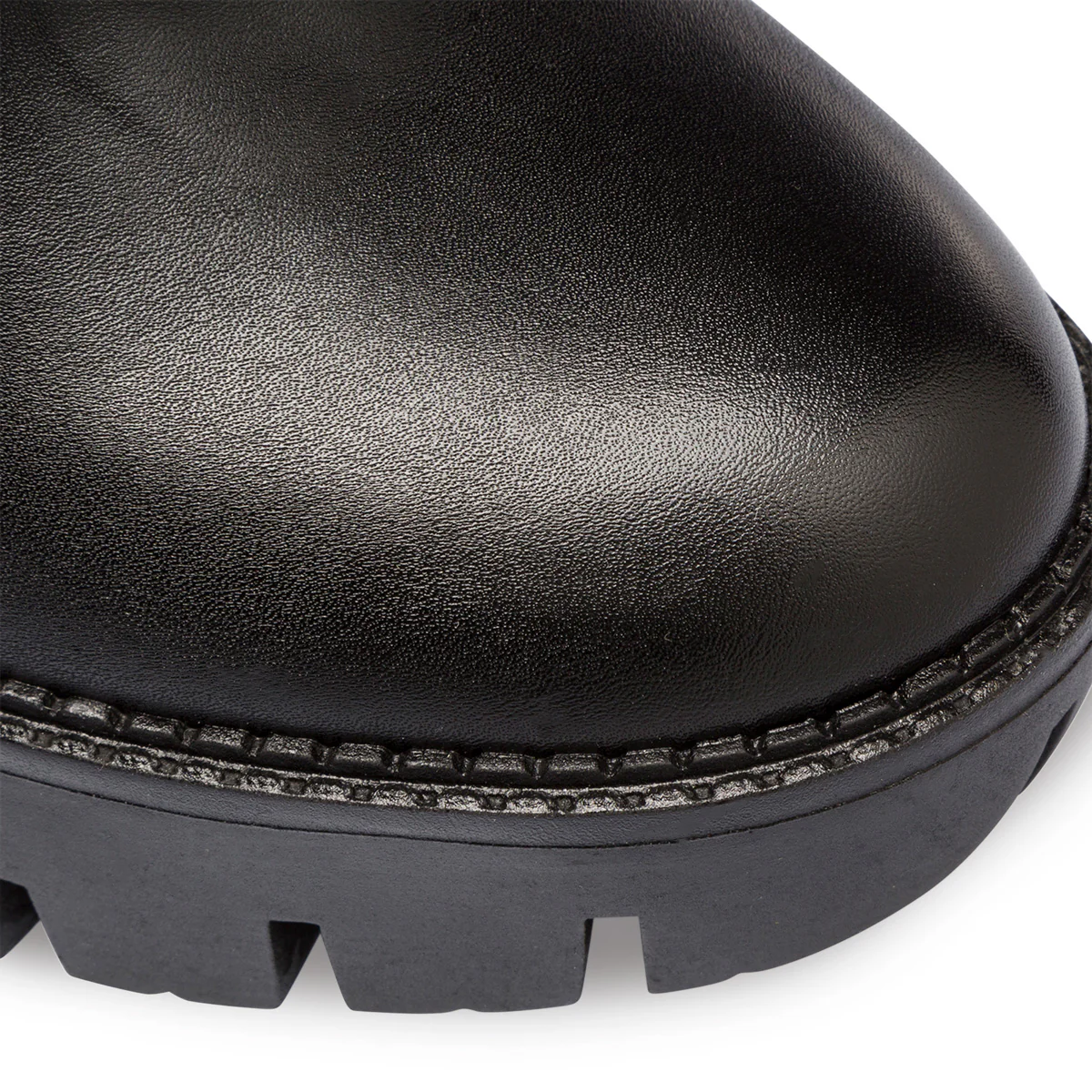 Stivali alti neri da donna con tacco 12 cm e suola chunky Lora Ferres - Image 6