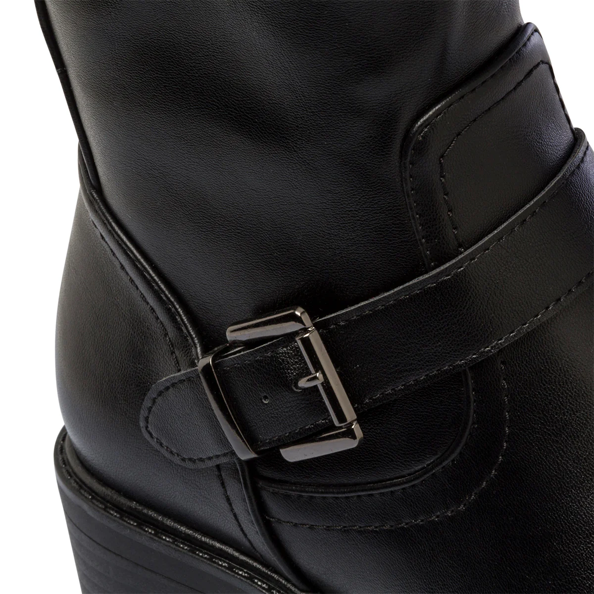 Stivali neri da donna con tacco 5 cm e cinturini Lora Ferres - Image 13