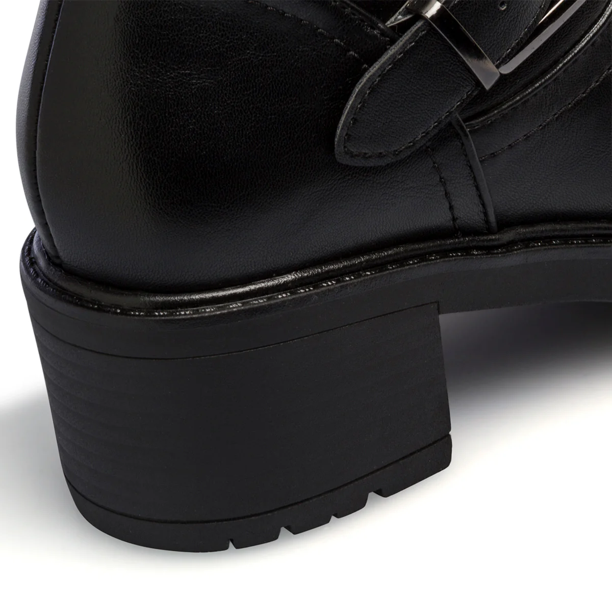 Stivali neri da donna con tacco 5 cm e cinturini Lora Ferres - Image 14