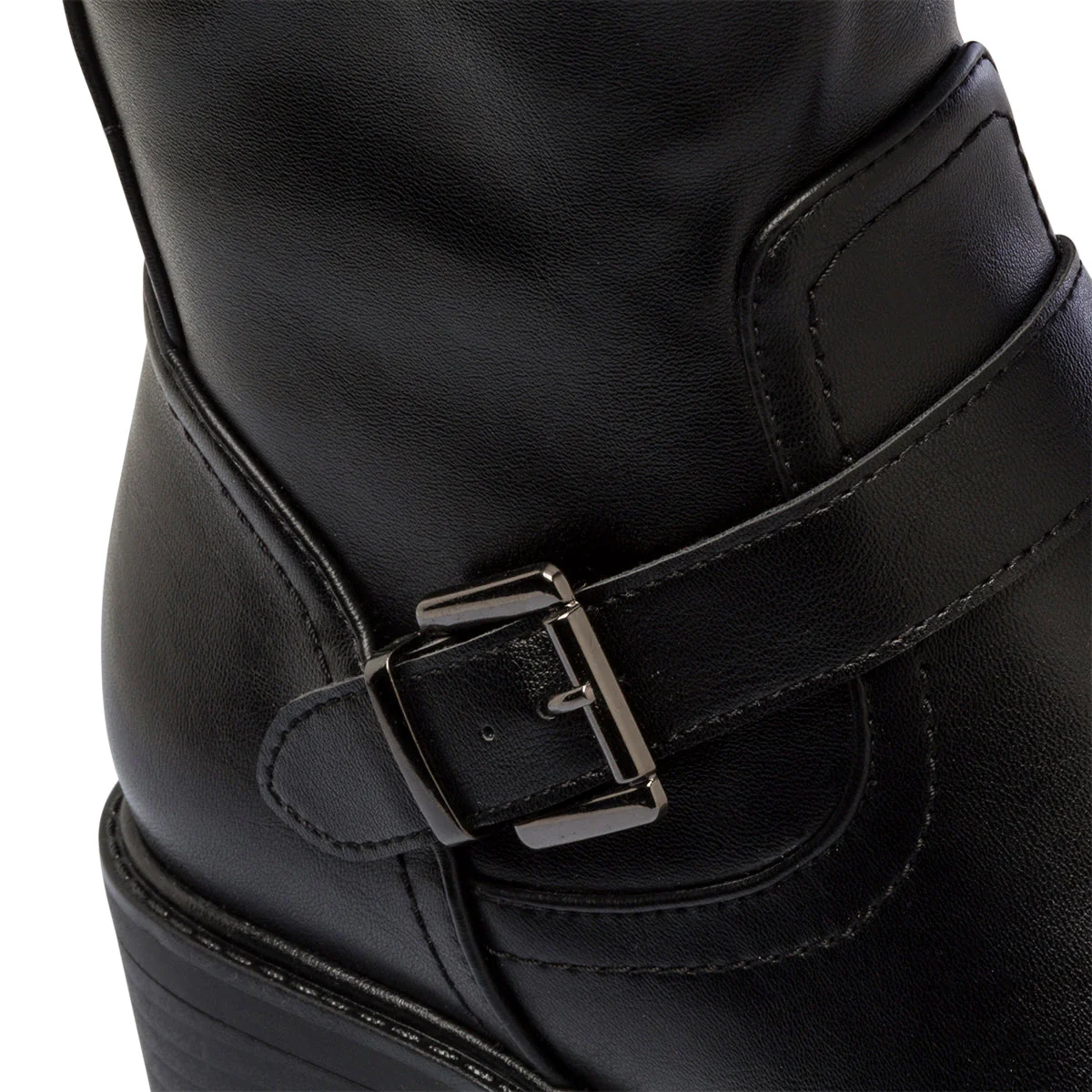 Stivali neri da donna con tacco 5 cm e cinturini Lora Ferres - Image 6
