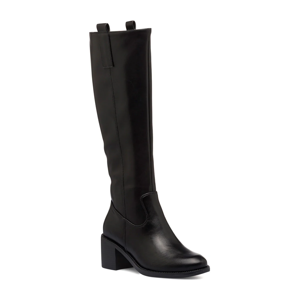 Stivali neri da donna con tacco 6 cm Lora Ferres - Image 2