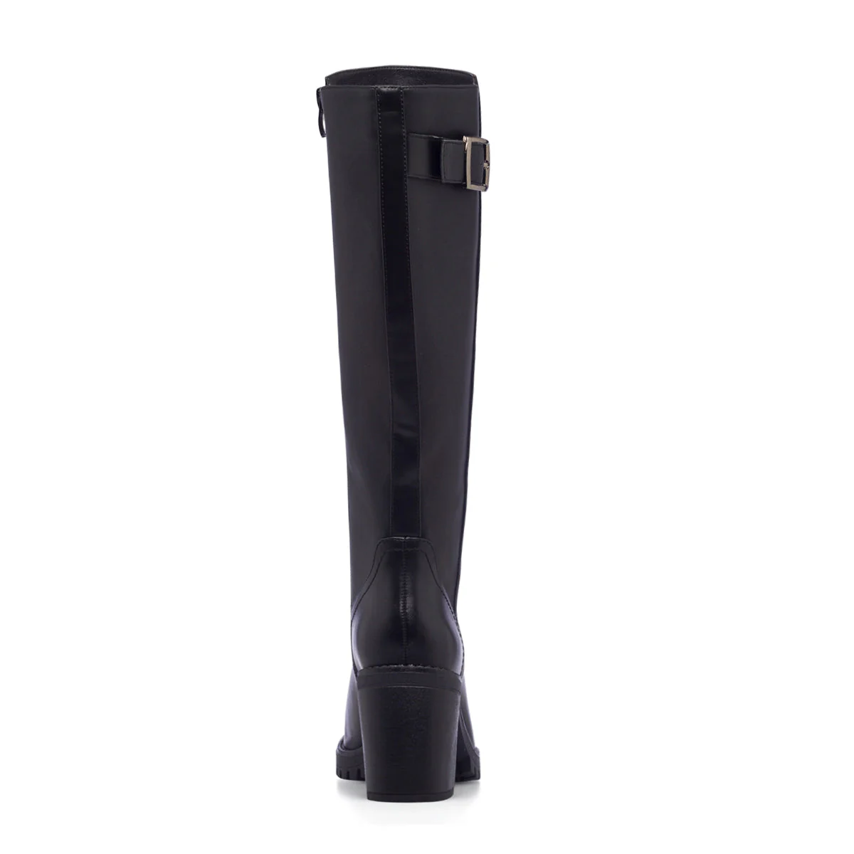 Stivali neri da donna con tacco 7 cm e cinturino Lora Ferres - Image 5