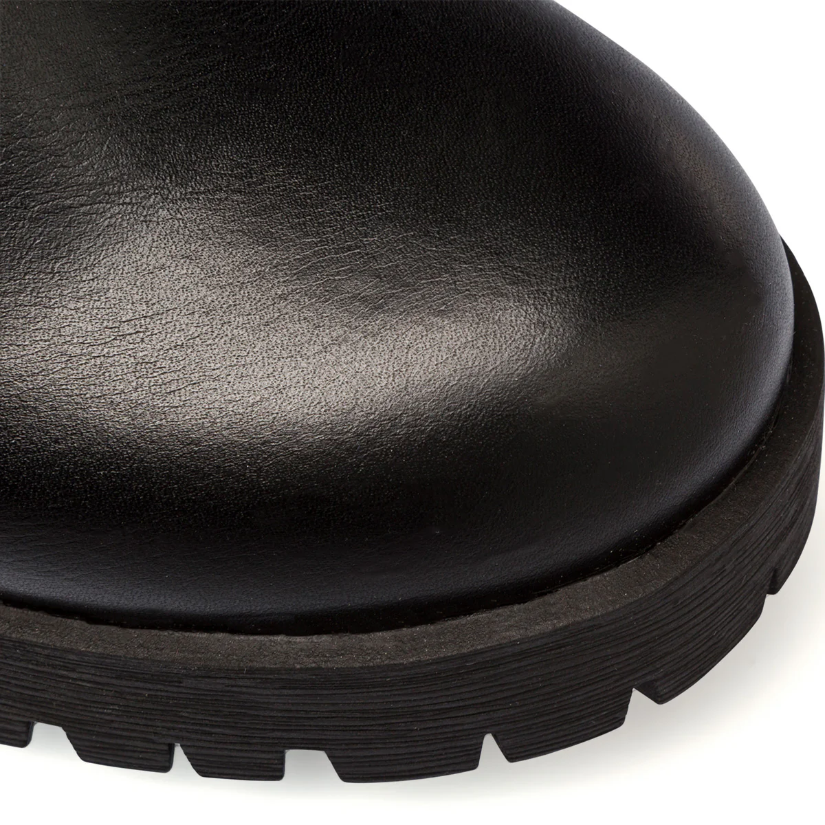 Stivali neri da donna con tacco 7 cm e zip Lora Ferres - Image 6