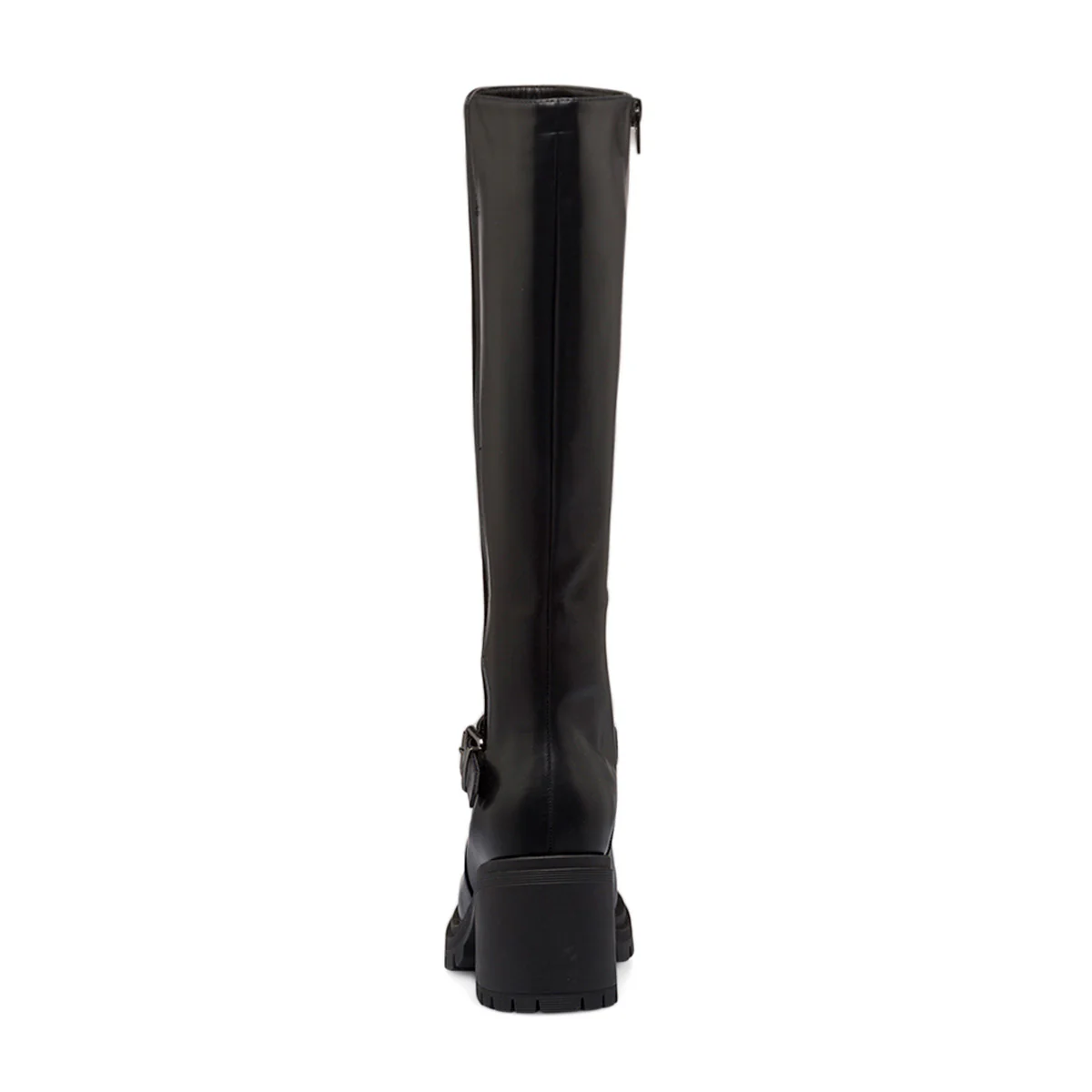 Stivali neri da donna con tacco 8 cm e cinturino Swish Jeans - Image 4