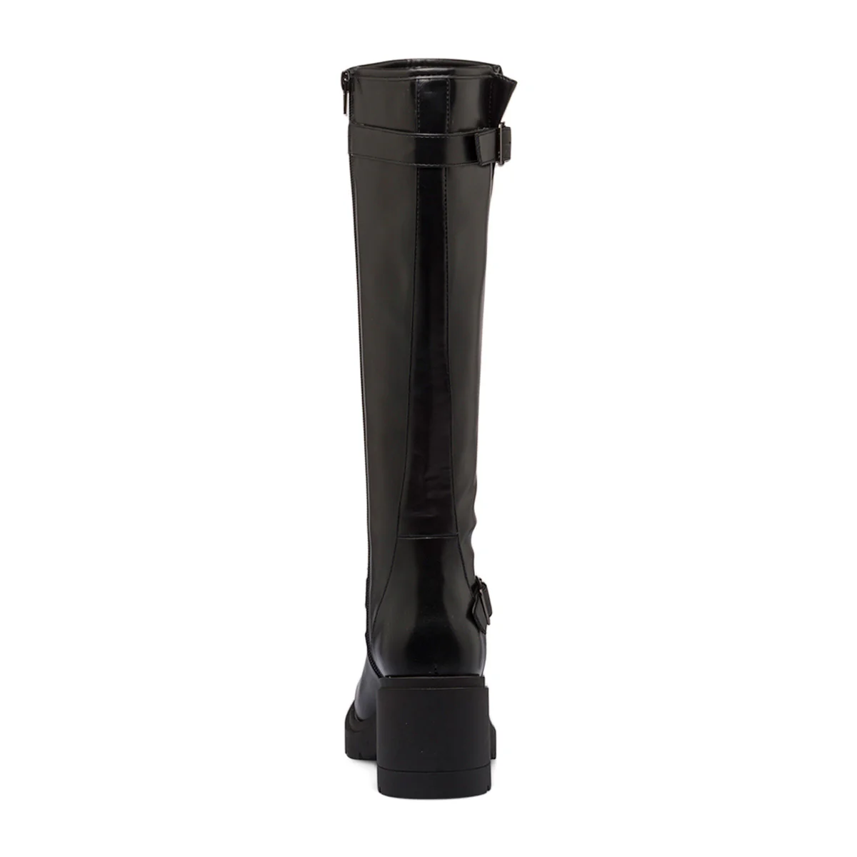 Stivali neri da donna con tacco 8 cm e doppio cinturino Swish Jeans - Image 4