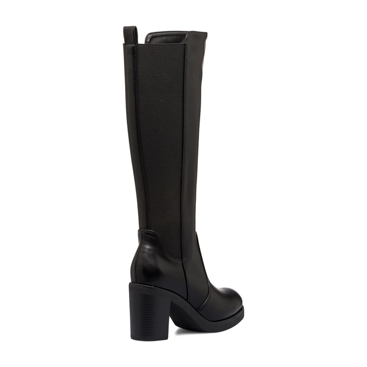 Stivali neri da donna con tacco 9 cm e zip Lora Ferres - Image 3