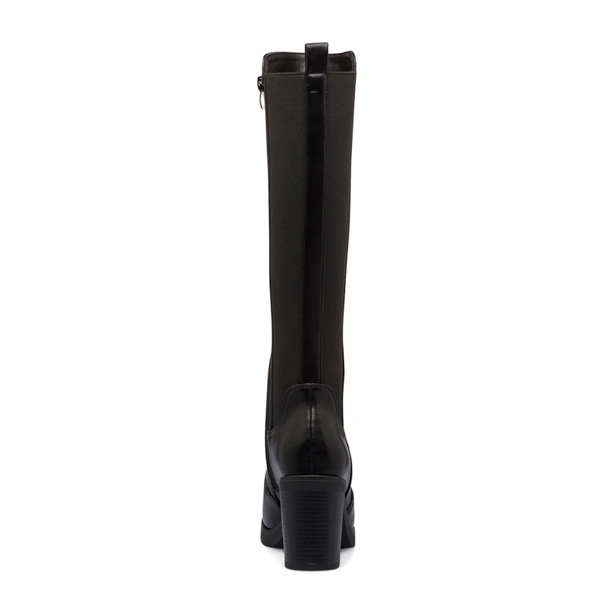 Stivali neri da donna con tacco 9 cm e zip Lora Ferres - Image 4