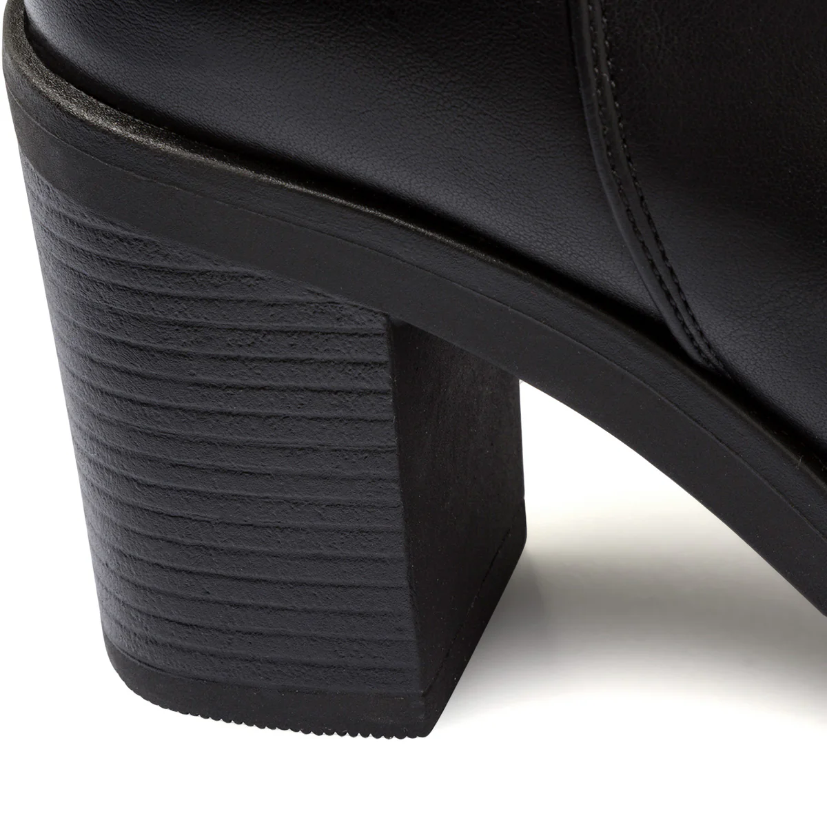 Stivali neri da donna con tacco 9 cm e zip Lora Ferres - Image 7