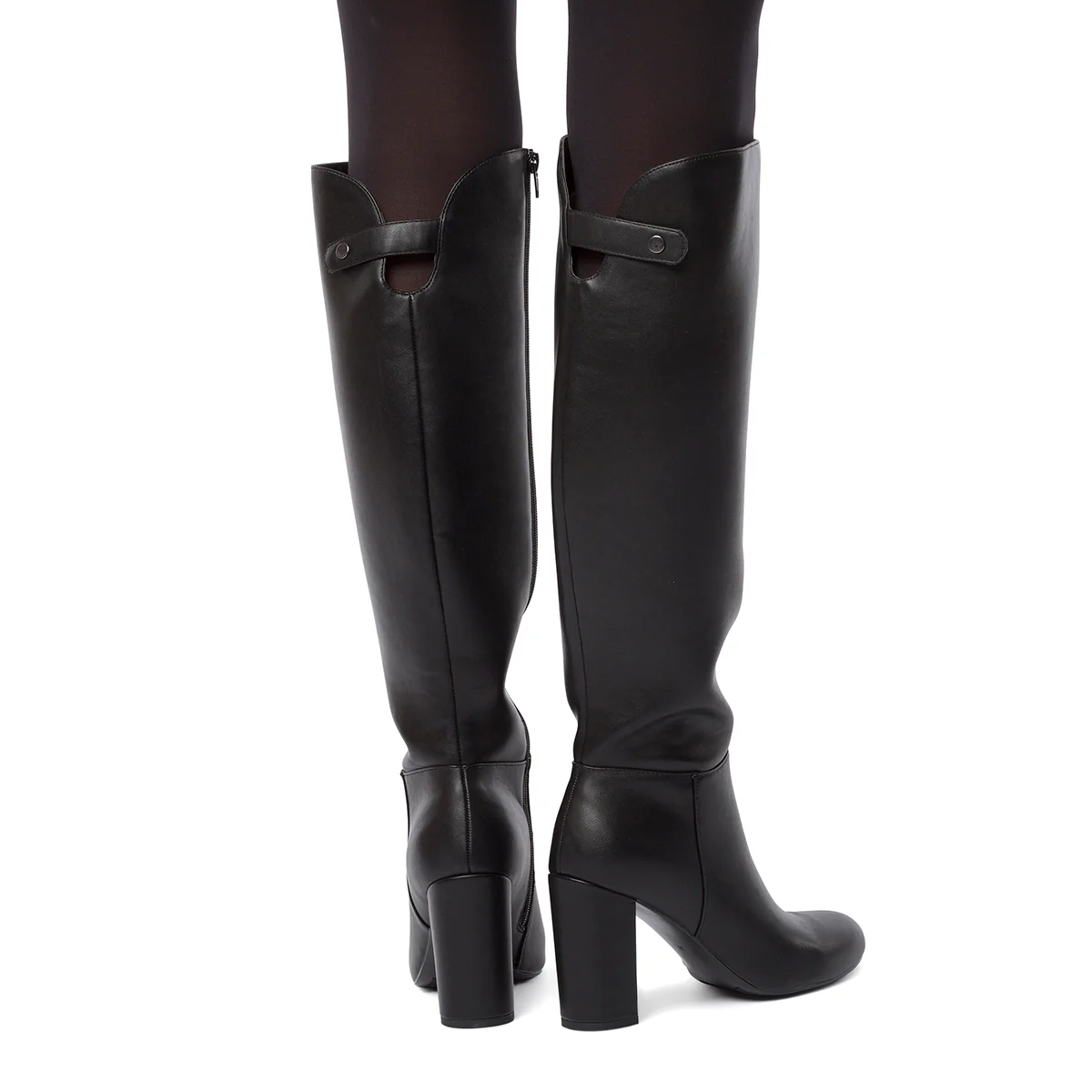 Stivali neri da donna con tacco 9 cm Swish Jeans - Image 2