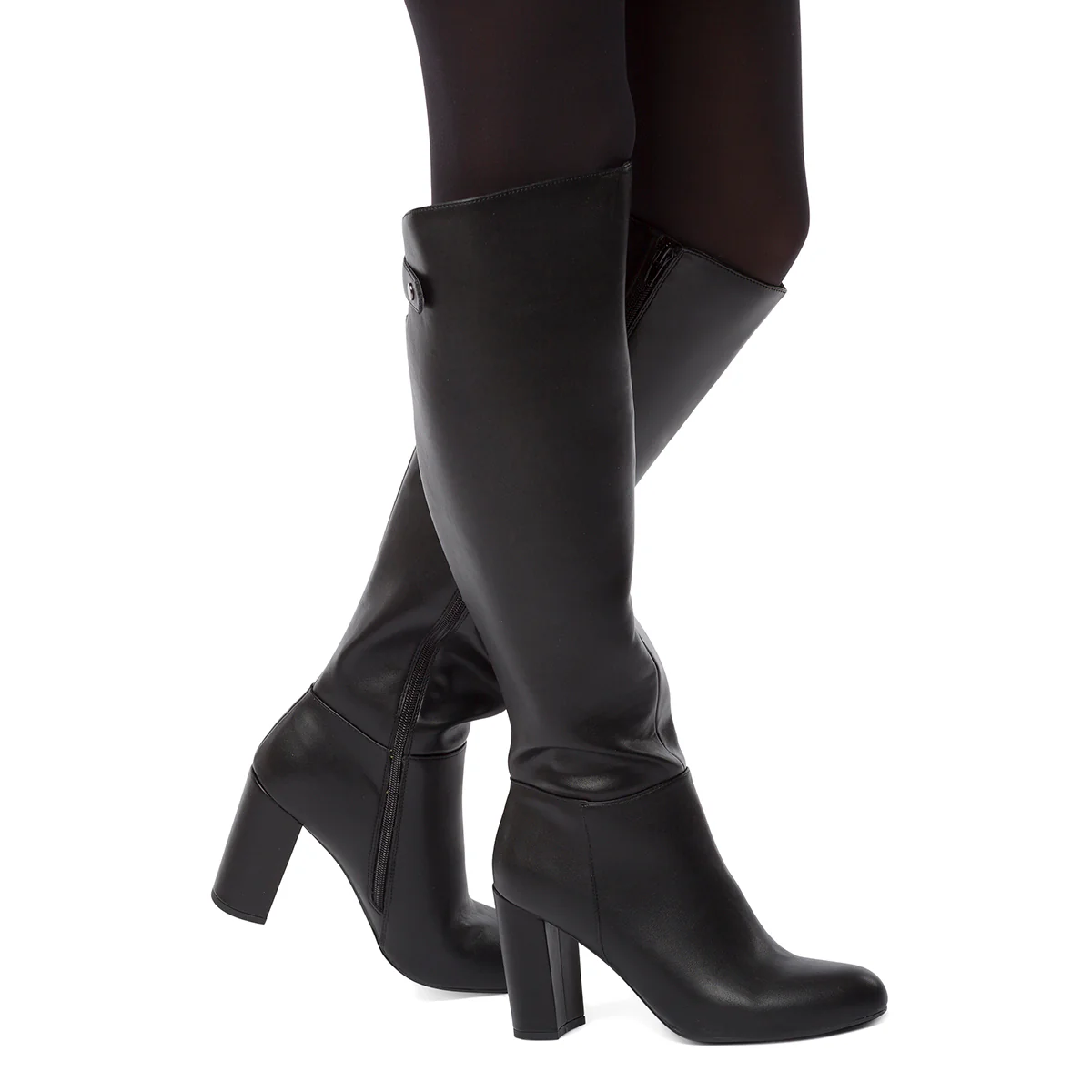 Stivali neri da donna con tacco 9 cm Swish Jeans - Image 3
