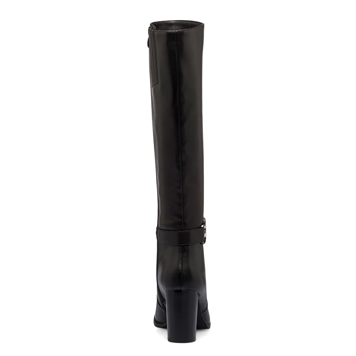 Stivali alti neri da donna con tacco a blocco 8 cm e morsetto Lora Ferres - Image 4