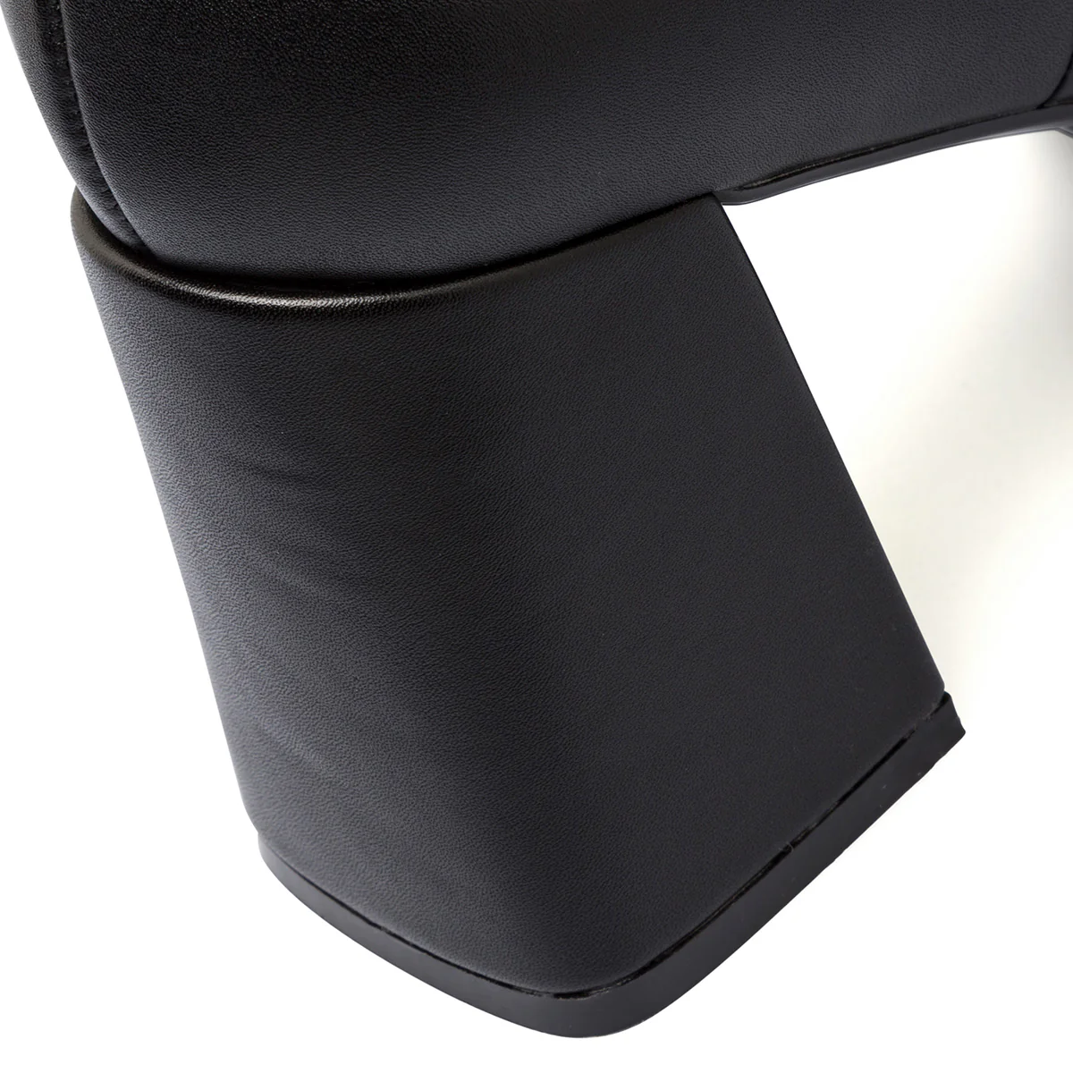 Stivali neri da donna con tacco a blocco 9 cm e maxi fibbia Lora Ferres - Image 10