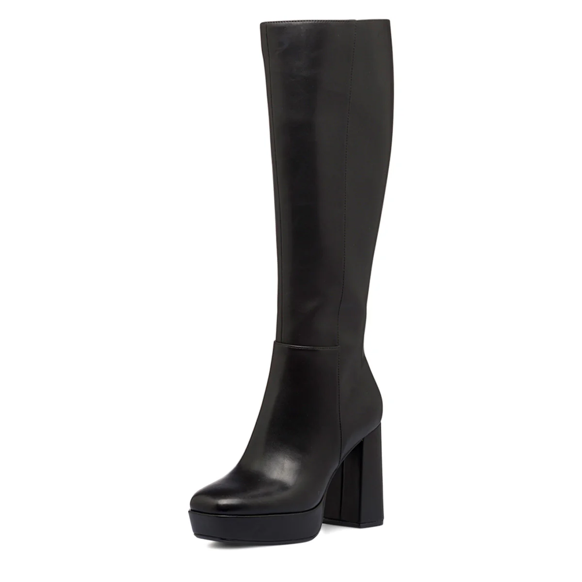 Stivali neri da donna con zip e tacco a blocco 11 cm Swish Jeans - Image 2