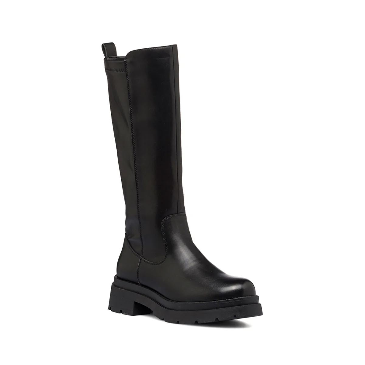 Stivali neri da donna con zip laterale e suola chunky Lora Ferres - Image 5