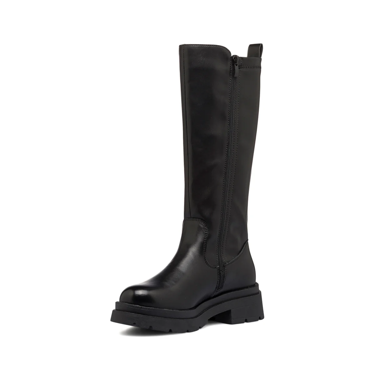 Stivali neri da donna con zip laterale e suola chunky Lora Ferres - Image 7