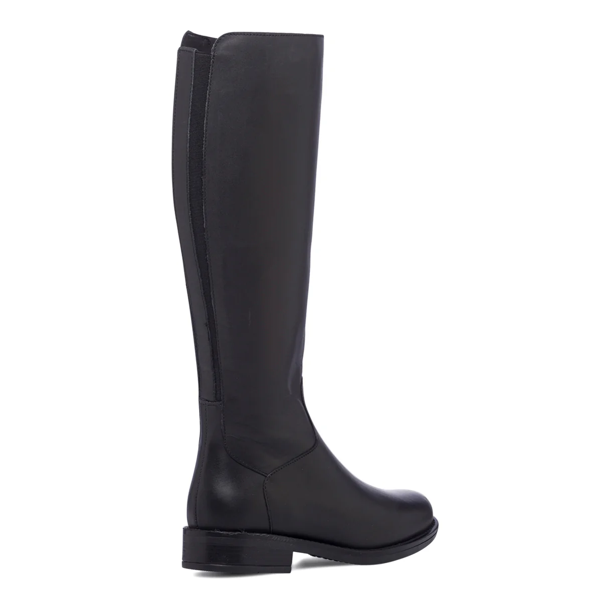 Stivali neri in pelle da donna P Essentials - Image 3