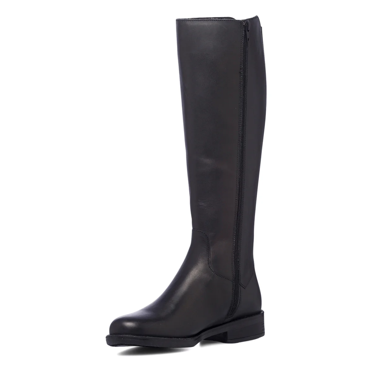 Stivali neri in pelle da donna P Essentials - Image 4