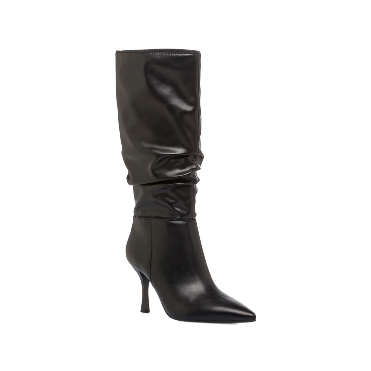 Stivali alti slouchy neri da Donna con tacco 7,5 cm Lora Ferres - Image 5