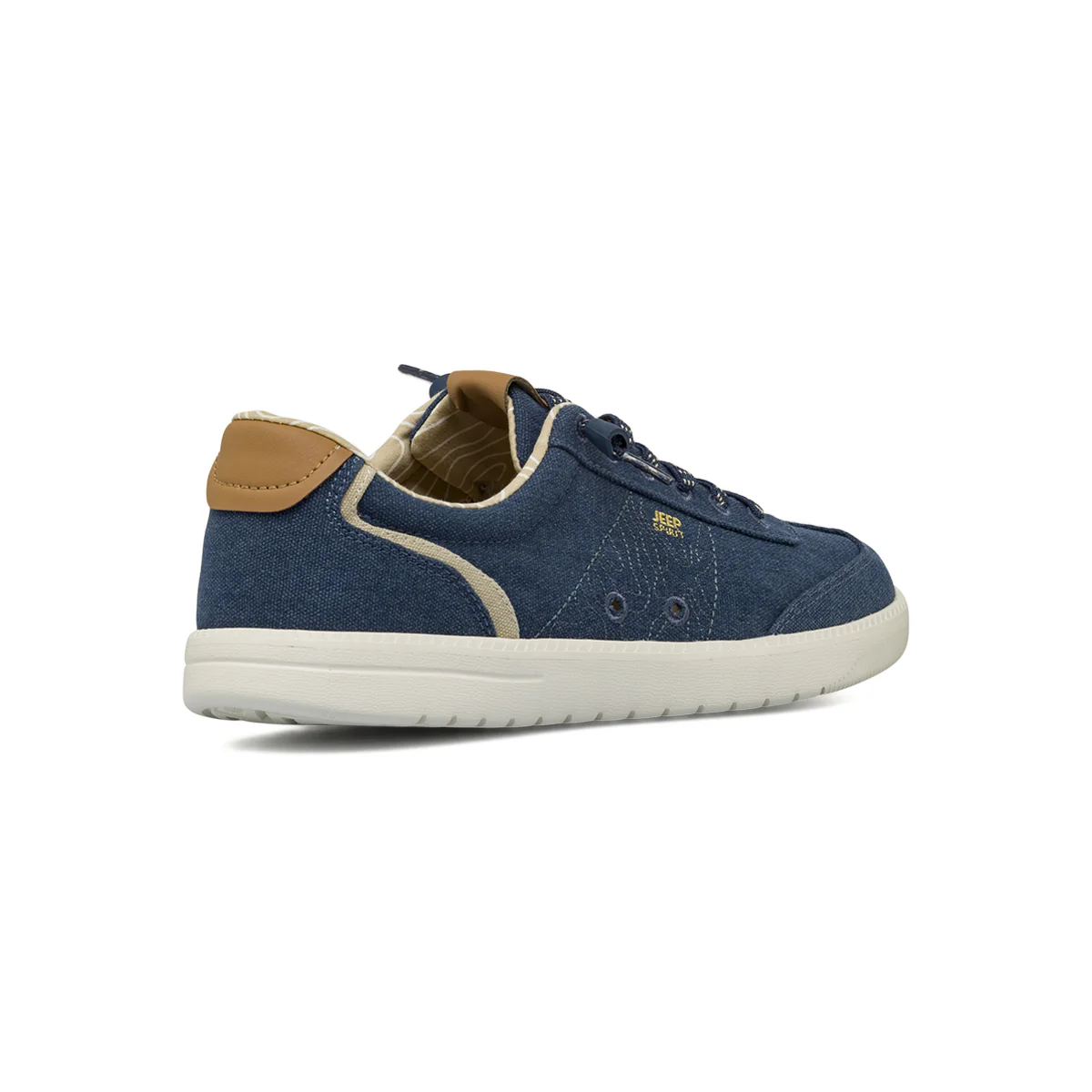 Stringate blu da Uomo in tessuto con dettagli cuoio Jeep Spirit - Image 3